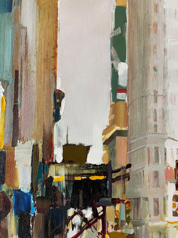 Abstract City Painting of New York