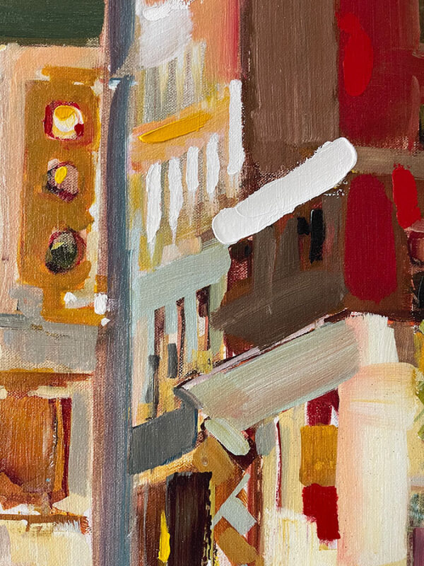 Abstract City Painting of New York
