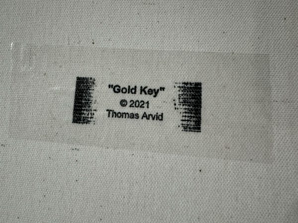 Gold Key by Thomas Arvid (c) 2021 stamp