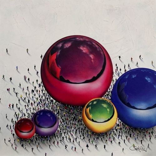 Colorful Orbs by Craig Alan at Art Leaders Gallery