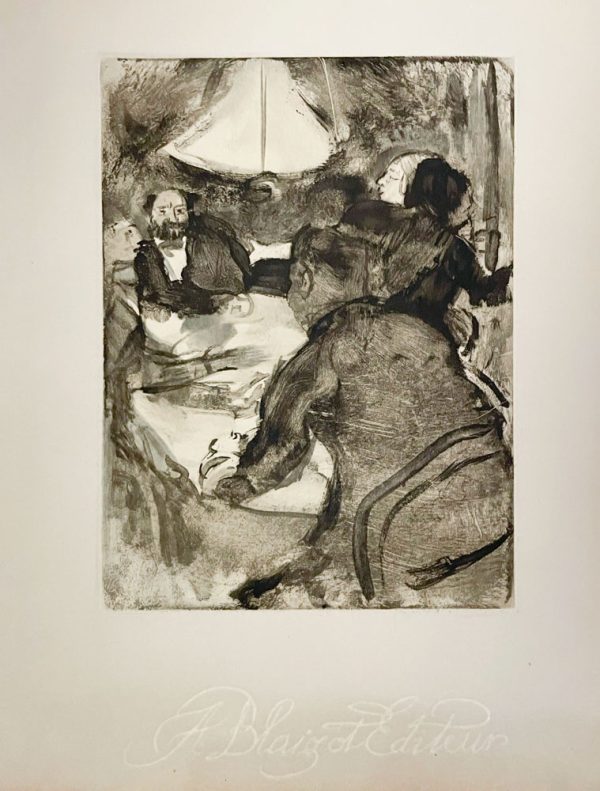 The Famous Good Friday Dinner by Edgar Degas at Art Leaders Gall