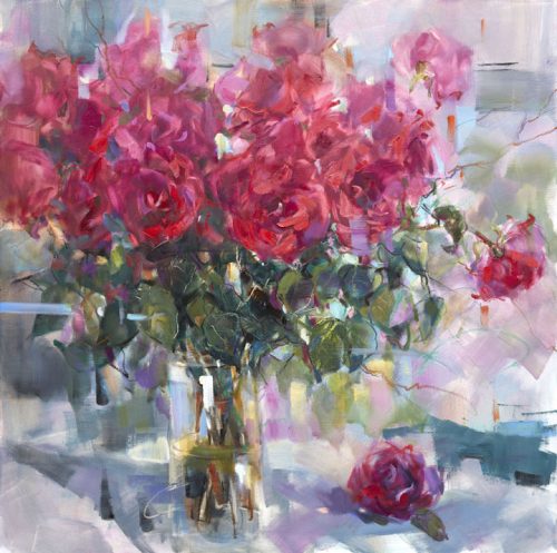 Bouquet of Roses by Anna Razumovskaya at Art Leaders Gallery