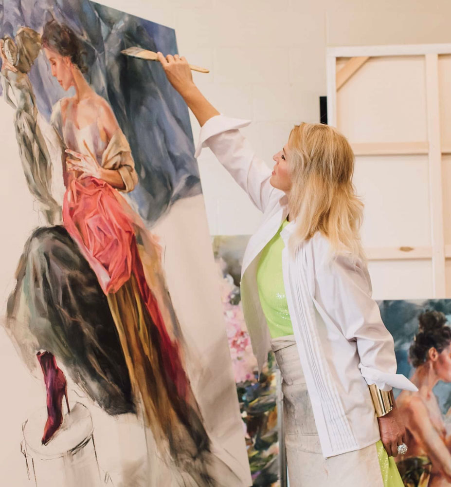 Anna Razumovskaya's Painting Process