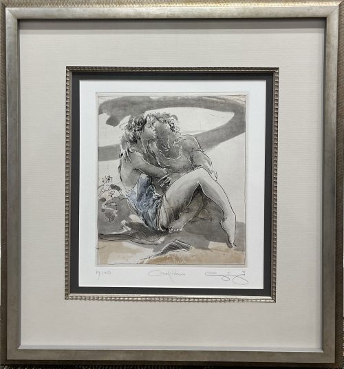 Signed and Numbered Etching by Jurgen Gorg - Framed
