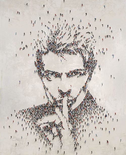 Hush (David Bowie) Limited Edition Populous portrait by Craig Alan.